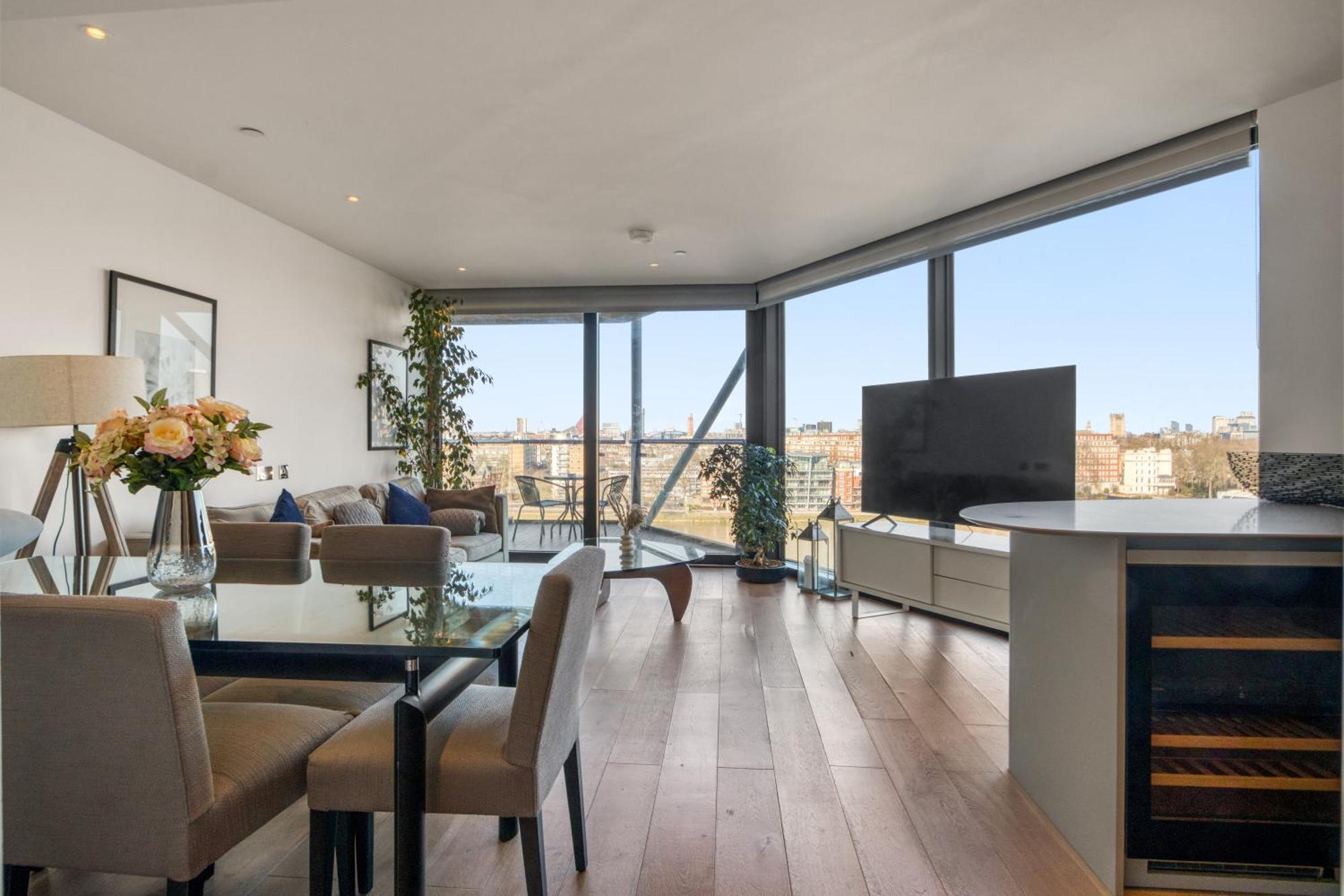 Battersea Power Station 2br 2ba River View Appartement *